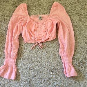 Blanco size small crop top in pink! Lightly worn